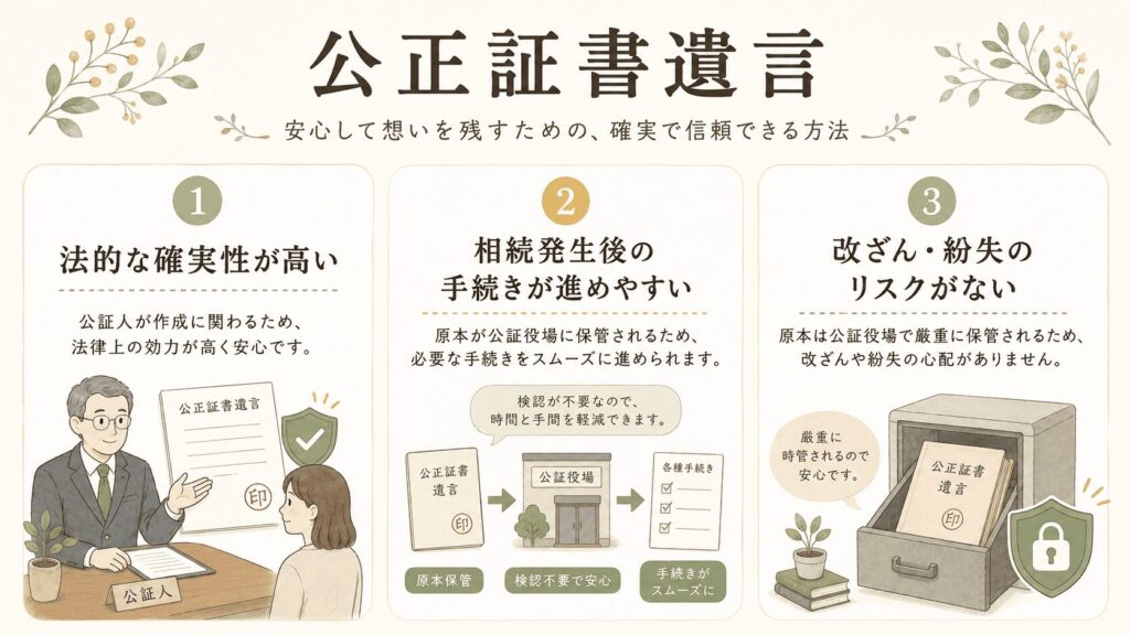 公正証書遺言